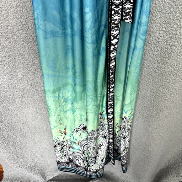 Vtg Y2K New York & Co Maxi‎ Dress Womens XS Blue Feminine Boho Fairy Ethereal - Picture 5 of 8